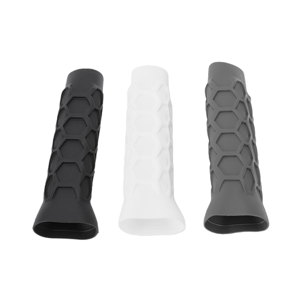 3 stuks Siliconen Paddel Grip Sport Racket Grip Covers Verbeteren Gripkracht Verminderen Vibratie Anti-Zweet Zwart Wit Diep