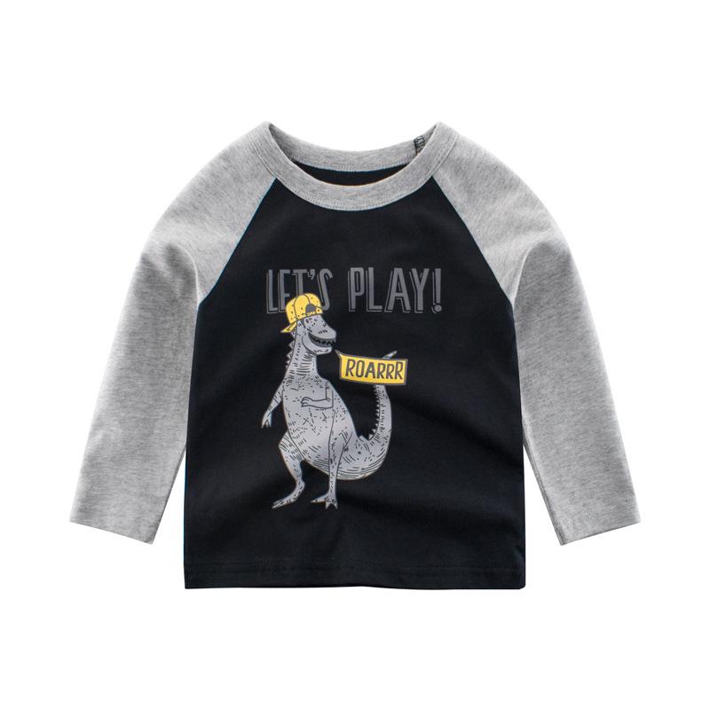 2024 Autumn Boys Korean Style Long-Sleeve T-Shirts: New Arrivals Kids & Baby Clothes 100cm