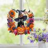 Acrylic Special Shape Bow Skeleton 5D DIY Diamond Painting Wreath Pendant Diamond Painting Wreath Decor for Garden Window Decor