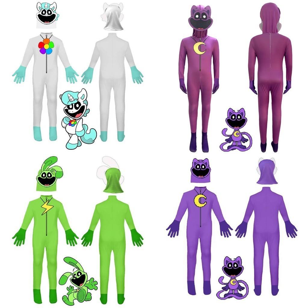 Poppy Playtimecos Costume da Esibizione per Bambini Tuta di Halloween Ispirato al Gioco