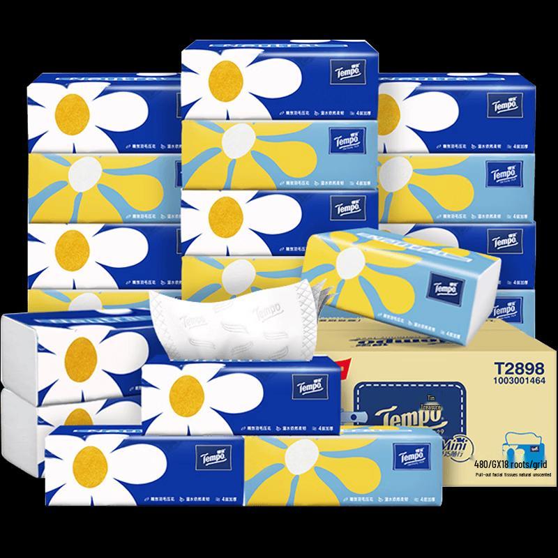Tempo Daisy Facial Tissues
