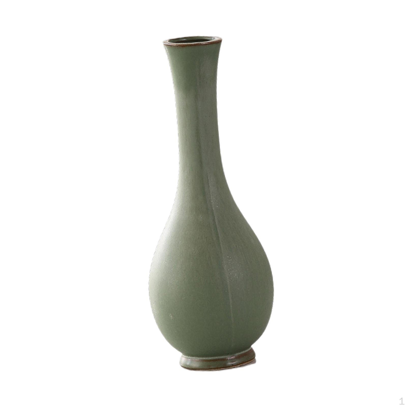 

Ceramic Art Vase for Floral Display, Porcelain Flower Bottle Home M Style B