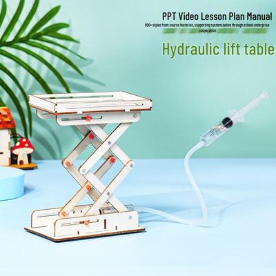 DIY Hydraulic Lift Platform STEM Classroom Kit for Students