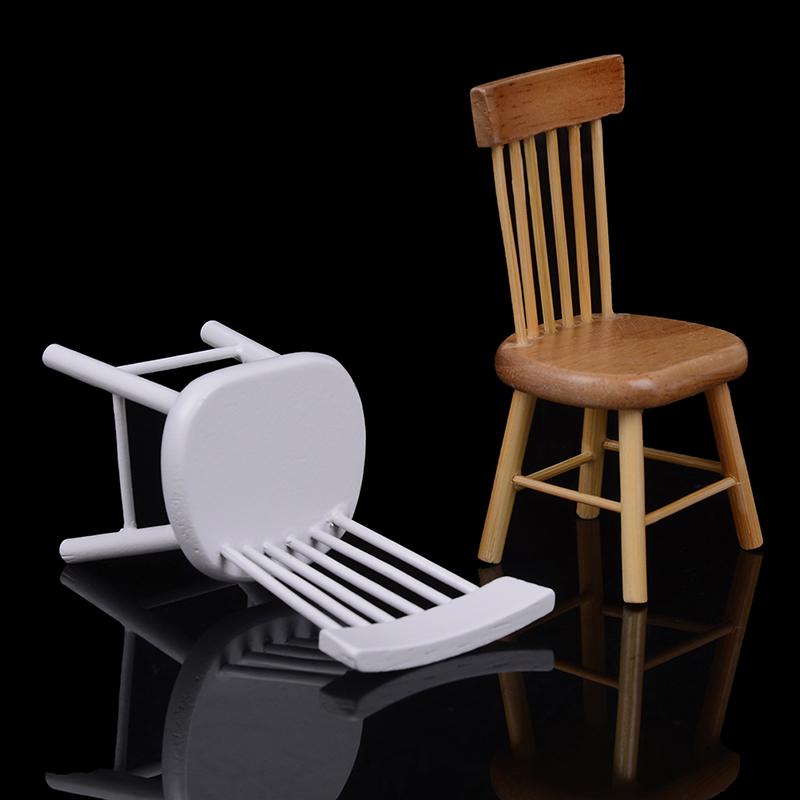 1:12 Dollhouse Miniature Dining Furniture Wooden Chair