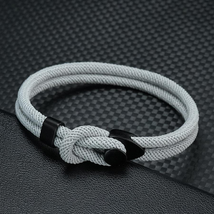 Neue 10 Farboptionen Herren Seilarmband Hohe Qualität Modischer Schmuck Geschenk für Männer Pulseras Tela Suerte Vielseitiges Zubehör
