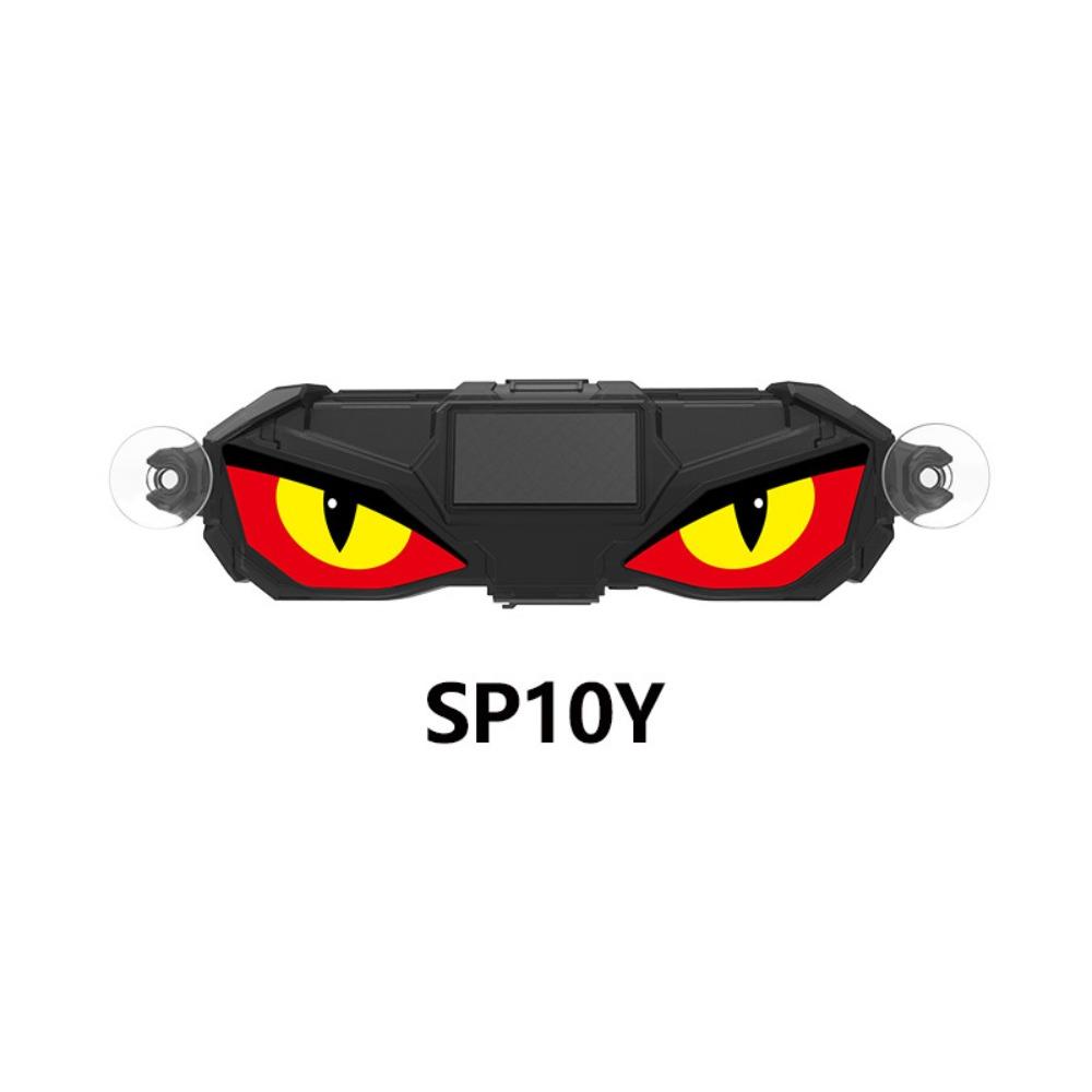 Suction Cup Devil Eyes Car Lights Vibration Lights on Car Warning Light  Car Decoration