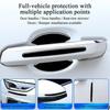 Car Door Handle Protector Anti Scratch Vehicle Door Handle Cup Protector Protective Film Sticker For Truck SUV RV Maintenance