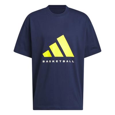 adidas Loose Fit Round Neck Pullover Short Sleeve Basketball Jersey Unisex Tops KB7559
