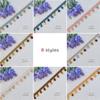 1 Meter European Style Tassel Fringe Pom Pom Ball Curtain Lace Trim Diy Upholstery Sofa Tablecloth Decor Accessory Sewing Craft