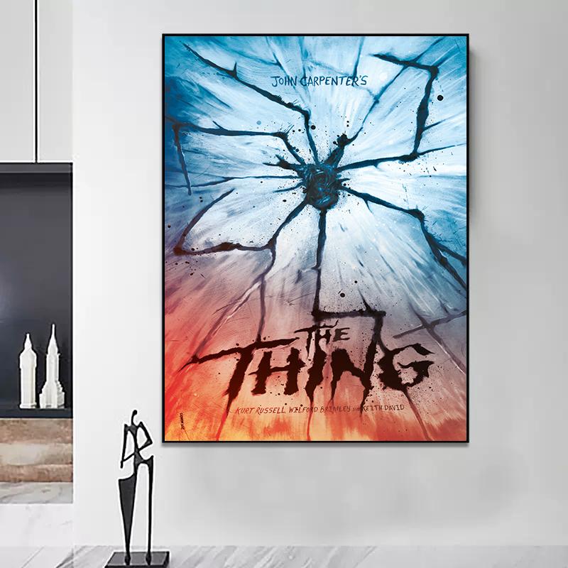 Classic Horror Movie The Thing Posters Print Canvas Painting John Carpenter Wall Art Picture For Bedroom Home Decoration