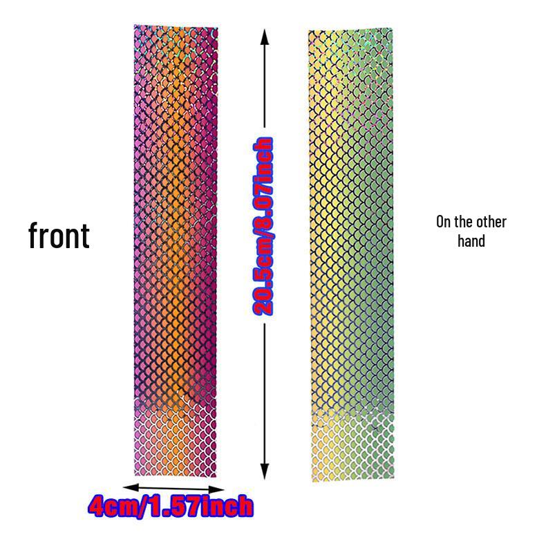 20CM Imitation Fish Scale Film for DIY Fishing Lures, Non-Adhesive