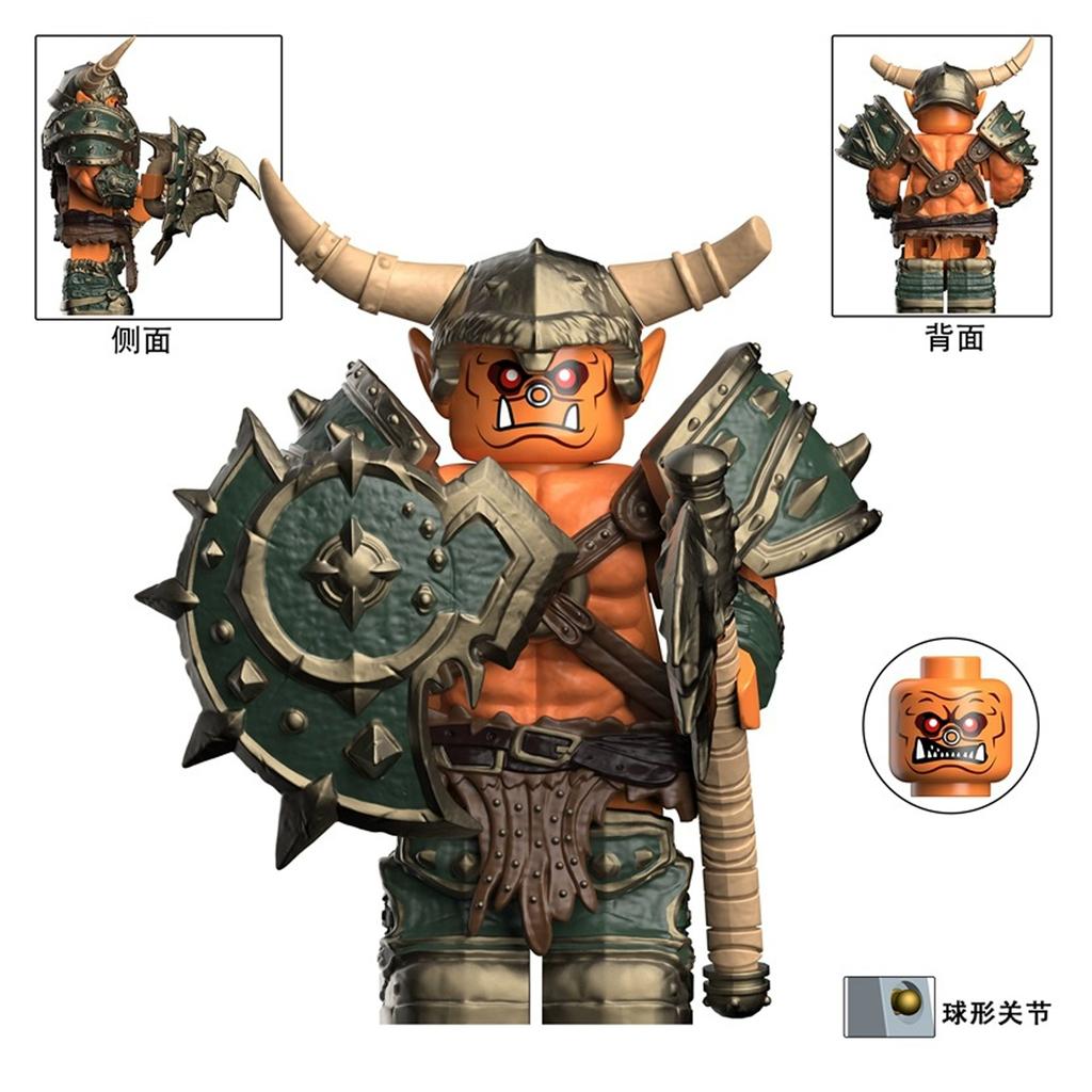 Game World Of Warcraft Orc Assembly Model Handheld Computer Case Desktop Decoration Ornament Action Figures Collectible Toy Gift