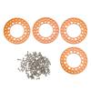 4Pcs 1.9in Wheel Outer Rings Rims Increase Stability CNC Machining Aluminum Alloy RC Wheel Outer