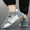 Mode Herrskor Sneakers Plattform Casual Skor Mesh Snörning Löparskor Designer Plus Storlek Vulkaniserad Sko Trend Bekväma Herrskor