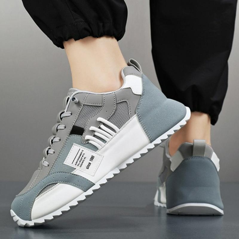 Men's Sneakers Platform Casual Shoes Mesh Lace-up Running Shoes Designer Plus Size Vulcanized Shoe Trend Comfortable Men Shoes