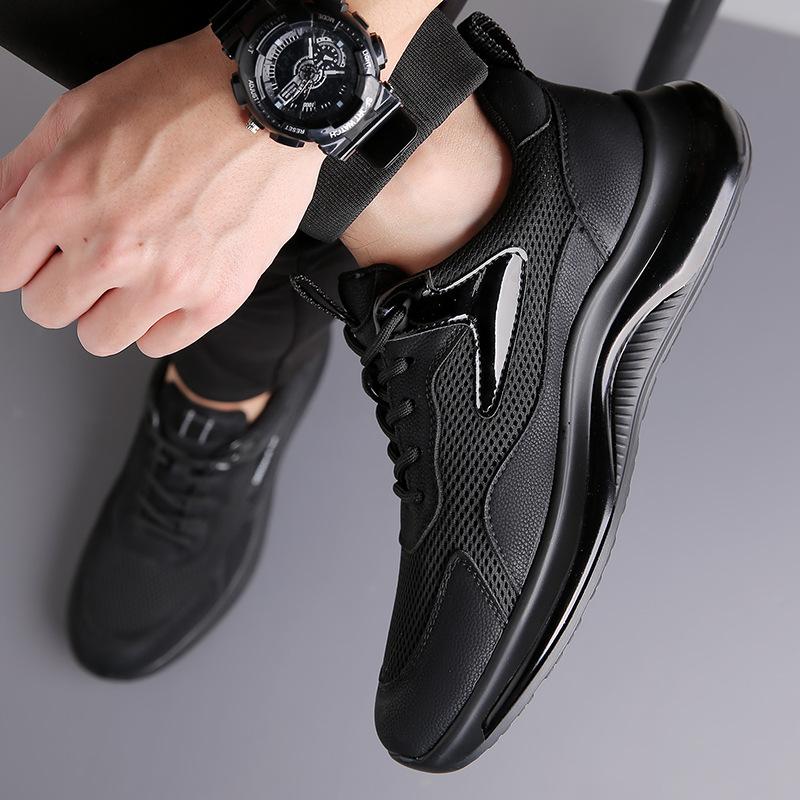 Men's Shoes New Fashion All-Matching Trendy Breathable Mesh Shoes Lightweight Exercise Outdoor Casual Travel Shoes
