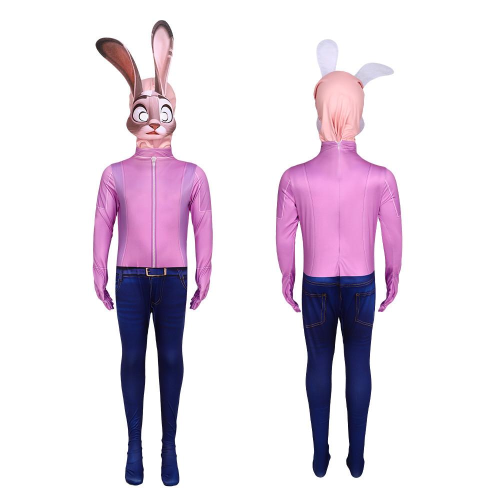 Wilde Zootopia Nick Judy Hopps Cosplay Costume Set Halloween Stage Performance