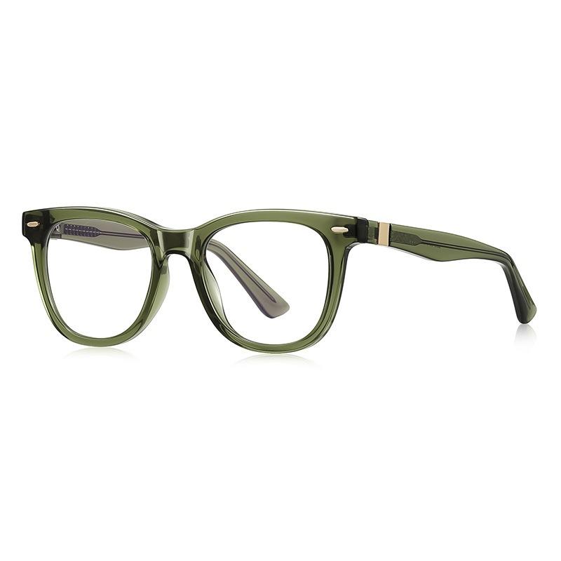 Round Glasses for Men Vintage Oval Glass Frame Eyeglasses Prescription Glasses Clear lens Eyewear TR90 Reading Glasses for Man