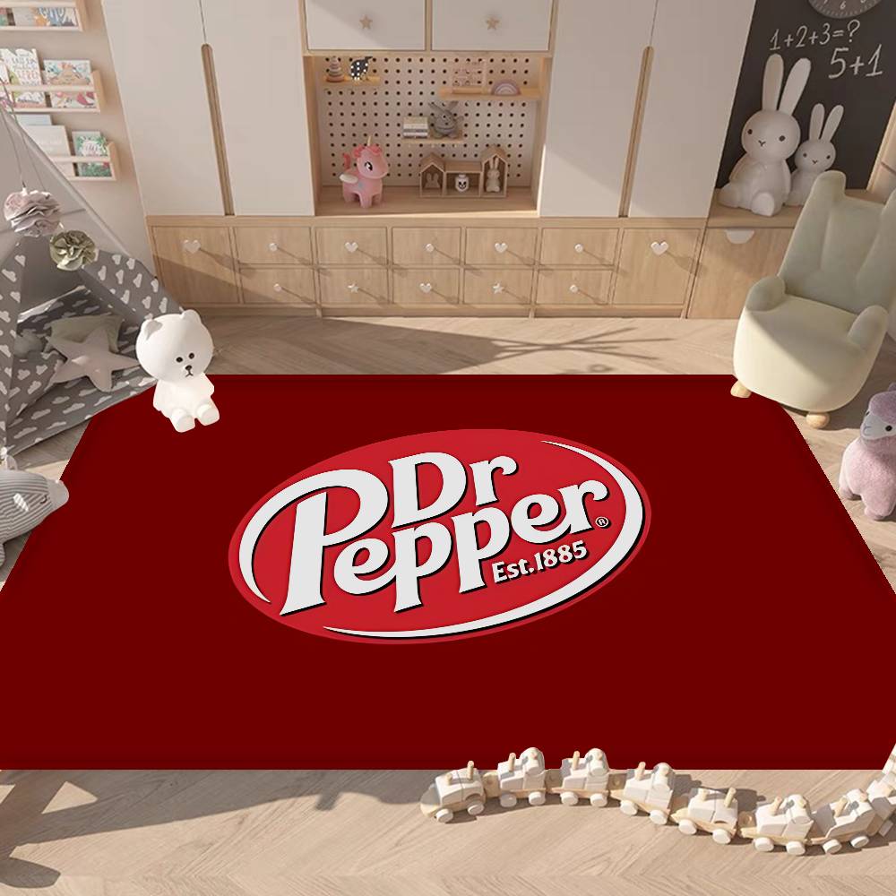 D-Dr Peppers Logo Floor Mat Rectangle Anti-slip Home Soft Badmat Front Door Indoor Outdoor Mat Welcome Doormat
