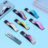 Portable Telescopic Wrist Band Silicone Phone Stand Finger Strap Bracket Finger Ring Holder Rainbow Phone Grip