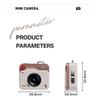 New HD CCD Retro Mini Compact Digital Camera Outdoor Photography Travel Photography Video Camera Kids Birthday Gift
