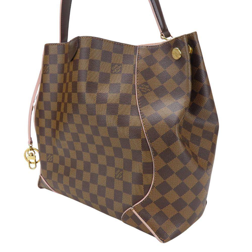 Used LOUIS VUITTON Shoulder Bag Kaisa Hobo N41556 Damier Brown Rose Valerine Shoulder