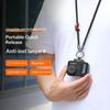 VRIG AC-54 90cm Braided Neck Strap for DJI Action/Insta360 Ace/GoPro Action Camera Anti-Loss Quick Release Lanyard