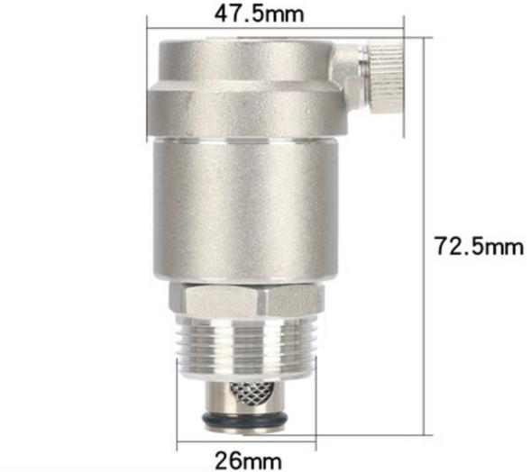 DN15/20/25 1/2" 3/4" 1" BSP Male 304 Stainless Automatic Air Vent Safety Release Pressure Relief Valve Pipeline Water Heating