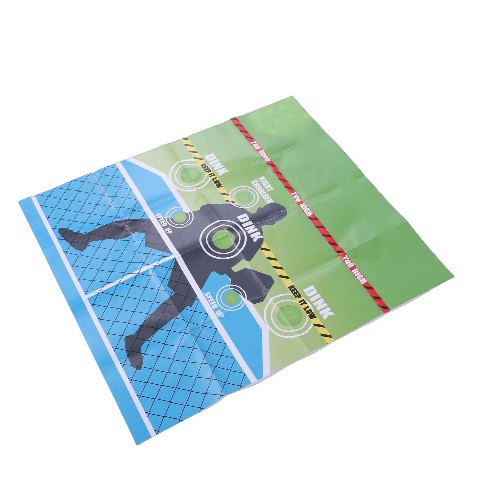 

Pickle Practice Pad Poster Training Aid Equipment Wall Sticker Improve Gaming Ability Paper