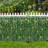 Ivy Privacy Fence Balcony Privacy Fence Screen Decorative Breathable Rustproof Faux Backdrop for Outdoor Greenery Yard Apartment