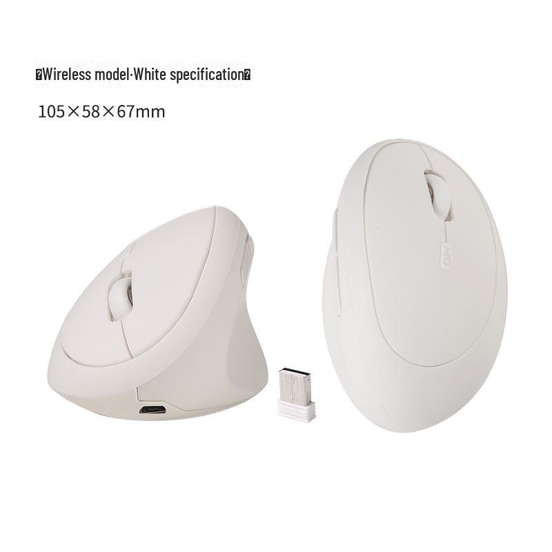Kompakte ergonomische vertikale Bluetooth-Maus für Mädchen