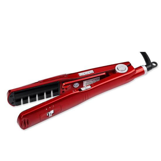 Ceramic Fast Heat Dry Wet Dual Straightener Steam Hair Use Electric Bangs Curler