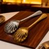 Premium Stainless Steel Hammered Shell Spoon for Household Use