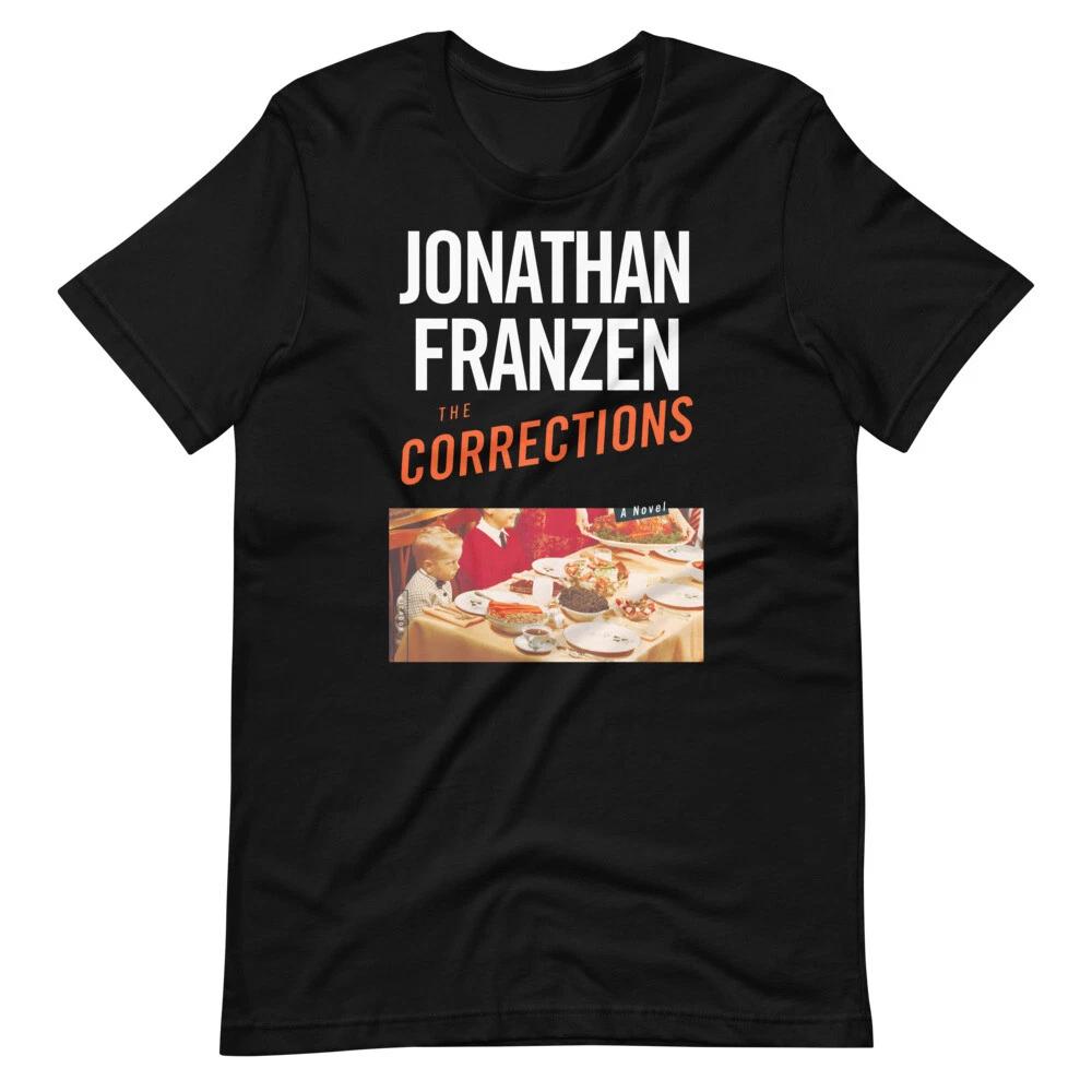 JONATHAN FRANZEN THE CORRECTIONS Black Tee Short-Sleeve Unisex T-Shirt 2XL
