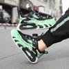 Spring and Autumn Boys' Rotating Button Lightweight and Comfortable Sports Shoes with Breathable Mesh for Children