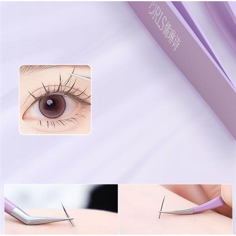 Sweetpourin - Stainless Steel Eyelash Tweezers (Various Designs)