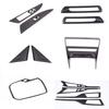 Real Carbon Fiber For BMW 8 Series 2019-2026 Car Gear Panel Central Control Instrument Decorative Panel Sticker Accessories