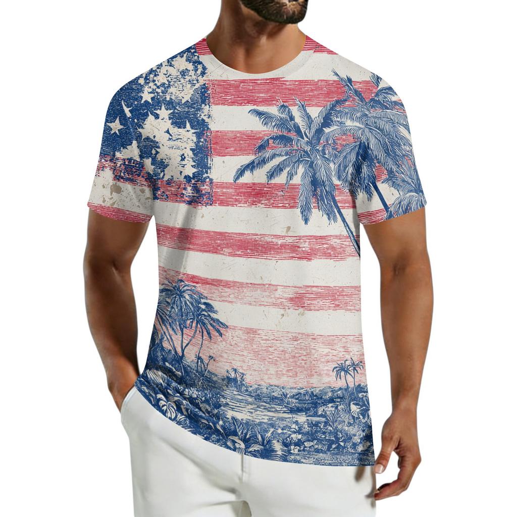 Men's Casual Lightweight Short-Sleeve T-Shirt
