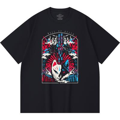 230 Gsm 100% Cotton Heavy Metal T-Shirt  Rock Band Popular Music Print Unisex Heavy Cotton T Shirt