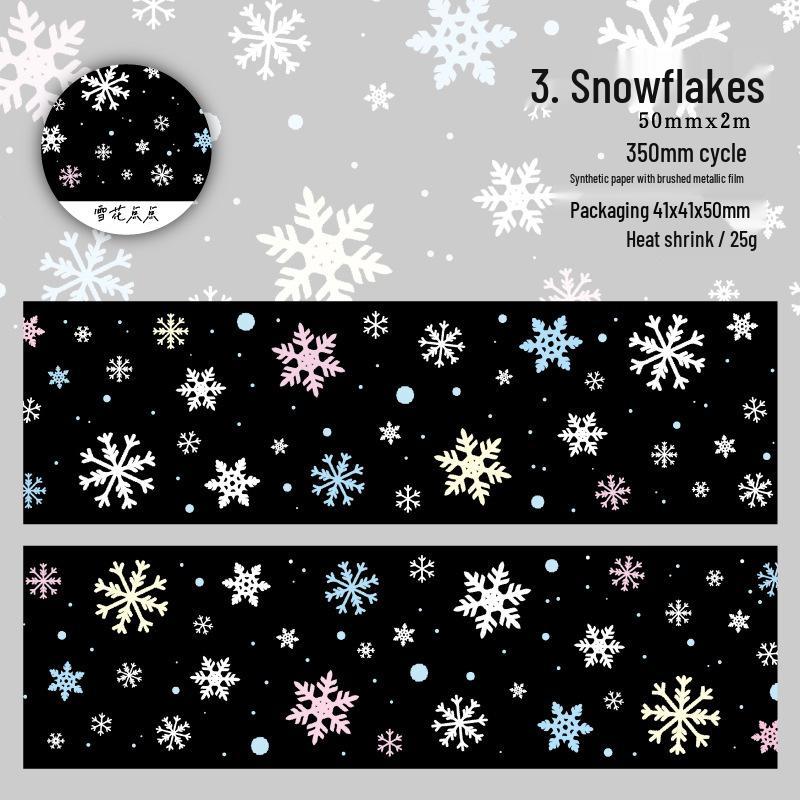 Twilight Sparkle Film Tape: Silver Light Series, 6 Styles, Firework Theme for DIY Decoration