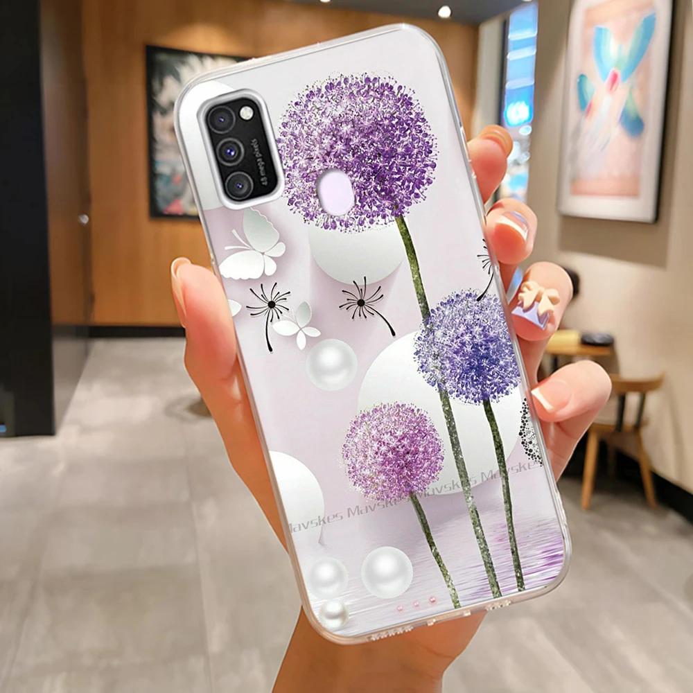 For Samsung Galaxy M21 M31 Case Soft TPU Soft Silicone Fashion Phone Case For Samsung M21 M31 Funda Luxury Back Cover Coque Para