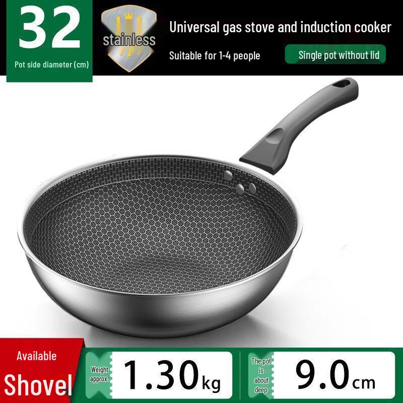 

SanJiaoLong Honeycomb Non-stick Wok