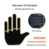Multi-Function Car Gesture Light & Rear-End Warning Palm Light for Men