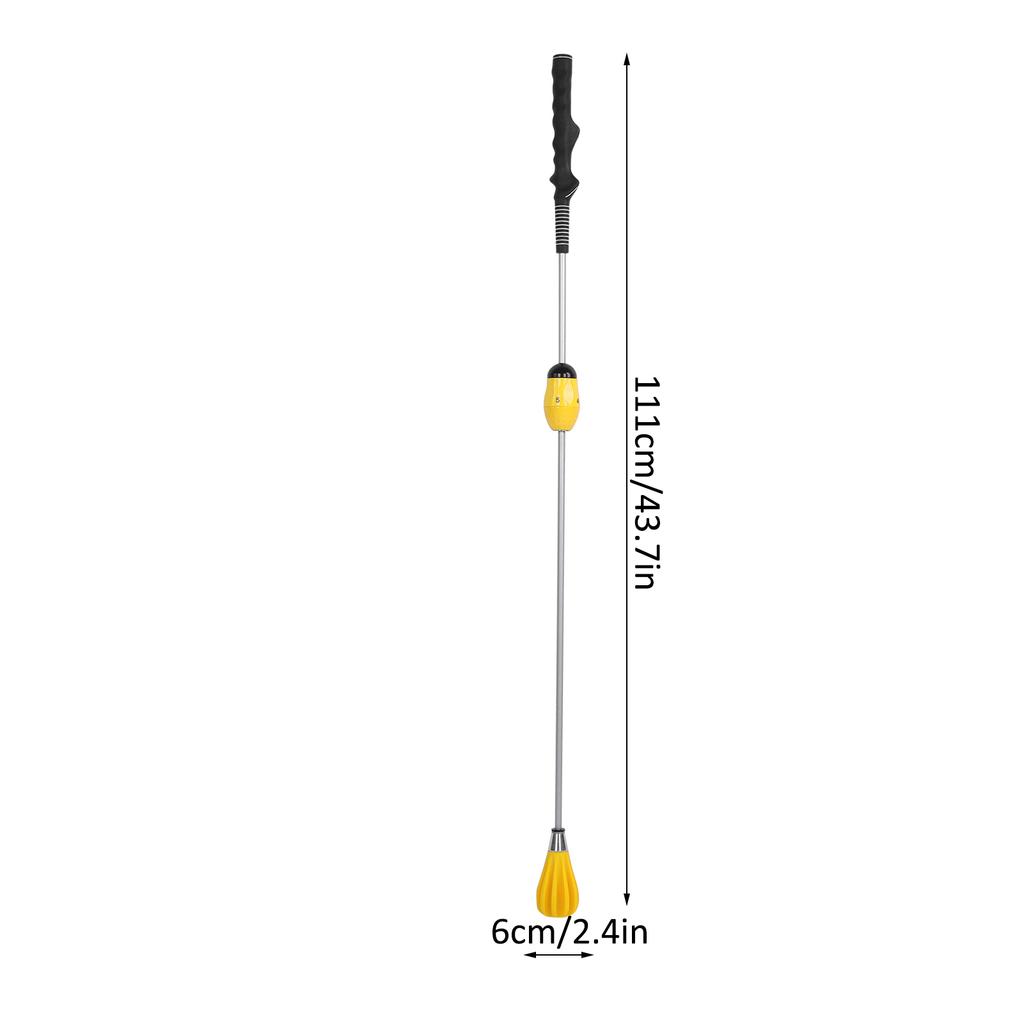 Swing Train  Practice Stick WarmUp    Correction Training Rod Tool Equipment(Yellow )
