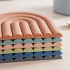Multi-colored Cloud-shaped Coasters, Multi-functional Non-slip Heat-insulating Kitchen Mats, Silicone Tripods