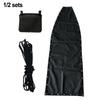 Hanging Swing Chair Replacement Cloth Accessories 64x197x23CM Black Seat Cloth For Garden Textilene Hanging Swing Chair Decor