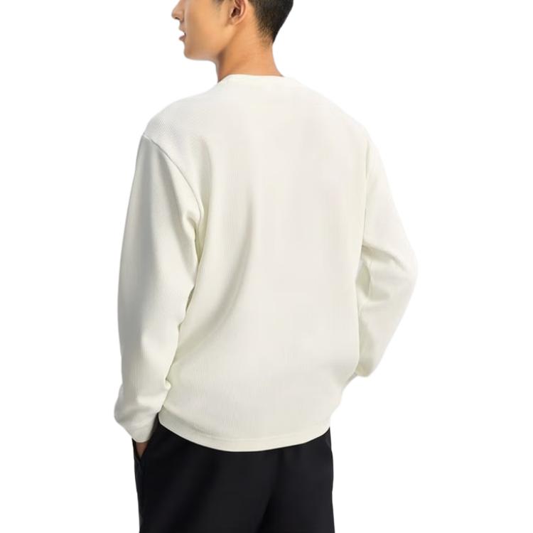 Adidas Loose Comfortable Crew Neck Pullover Long Sleeve T-Shirt Men tops KR2541