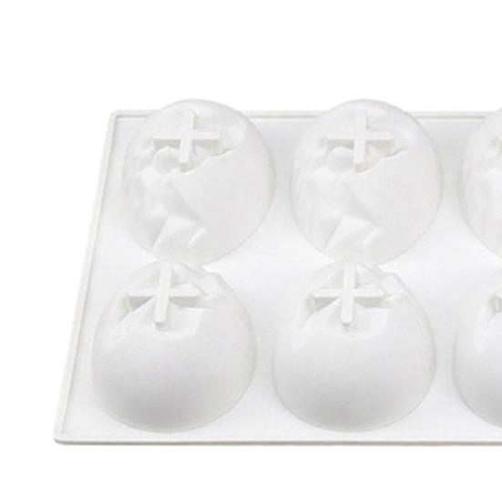Easter Egg Silicone Mold for Mousse Cake 3D Baking Mold for Chocolate Pudding Jelly Non-Stick Oven Freeze Pan for Dessert