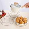 Round Hot Pan Rack-Steamer Stainless Steel Stackable Cooking Rack Pans Equipment Kitchen Baking Cooking Accessories