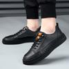 Handmade Leather Casual Men's Shoes Outdoor Design Sneakers Male Comfortable Leather Shoes Men Fashion Hot Sale Driving Footwear